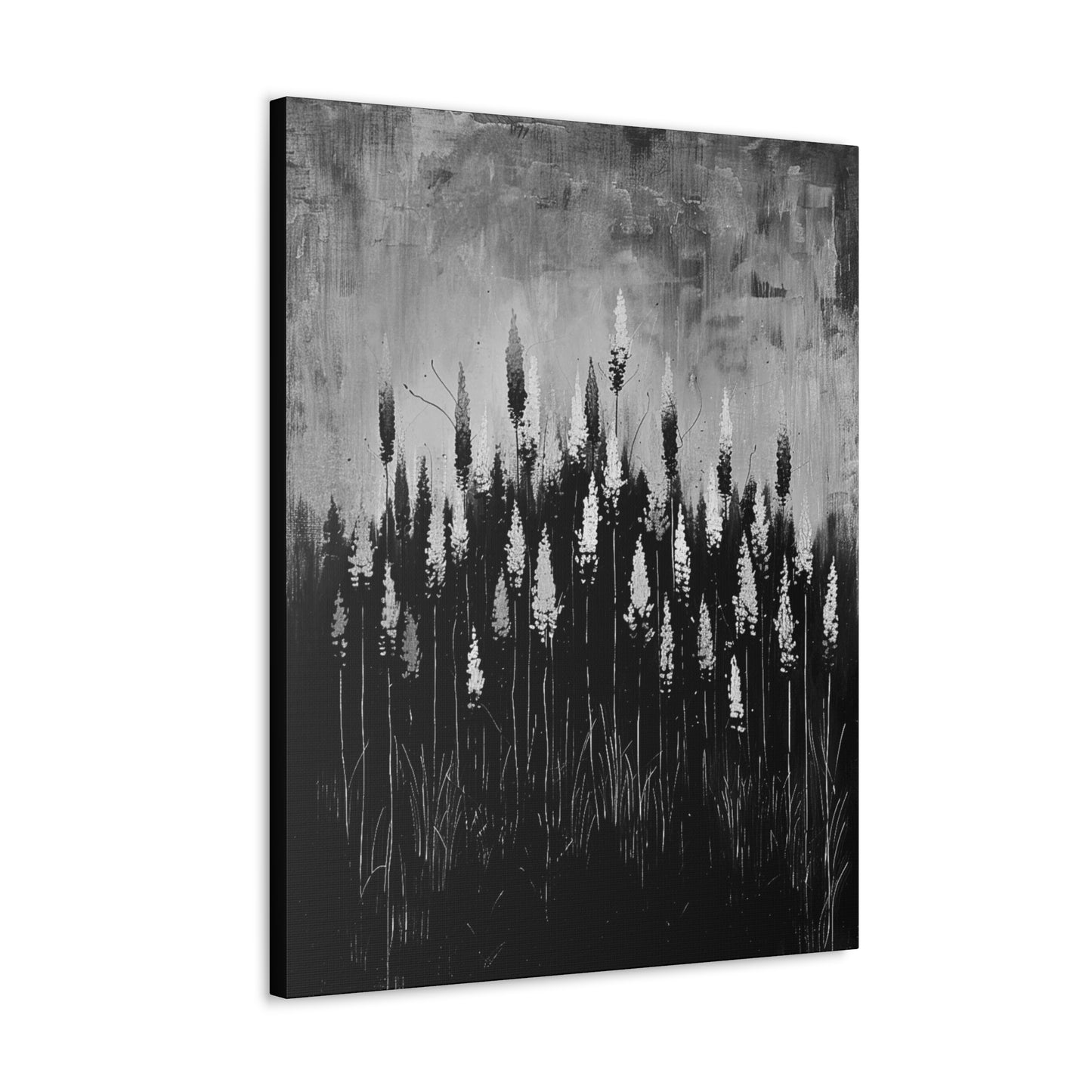 The Calm Before the Bloom - Canvas b&w Wall Art