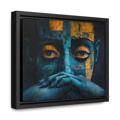 Silent Contemplation - Framed Canvas Wall Art