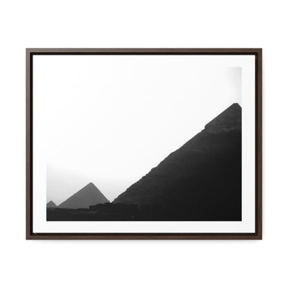Timeless Echoes - Framed Canvas Photography b&w