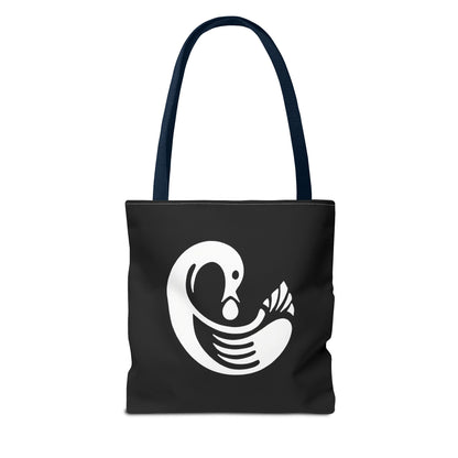 Sankofa & Yin Yang Heartware Symbols Tote Bag