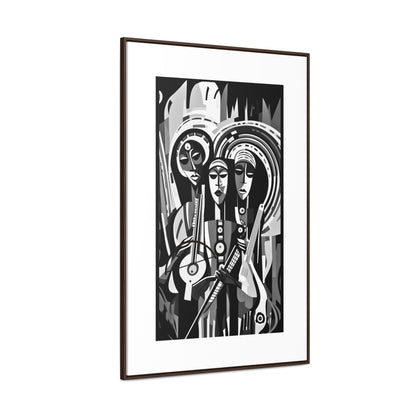 The Masinko Maestro - Framed Canvas b&w Wall Art