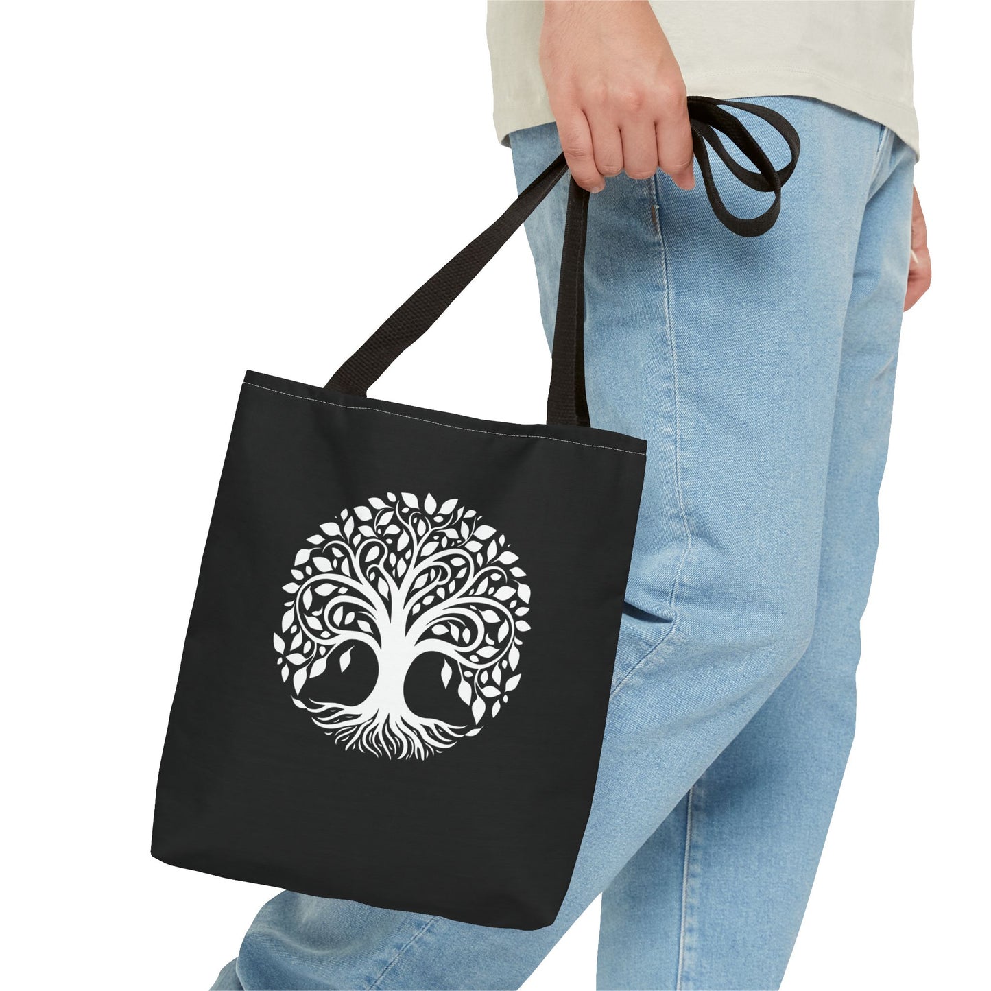 Tree of Life & Mandala Heartware Symbols Tote Bag