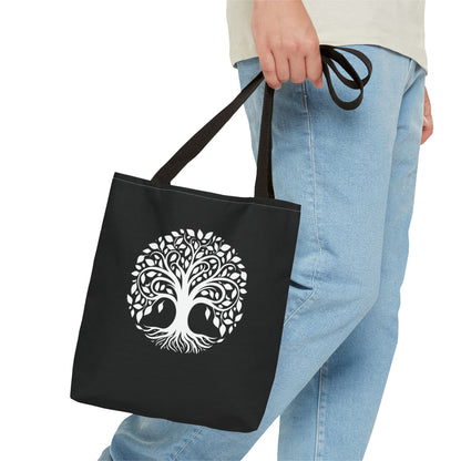 Tree of Life & Mandala Heartware Symbols Tote Bag