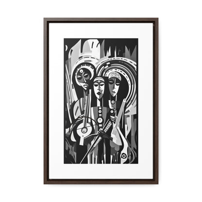 The Masinko Maestro - Framed Canvas b&w Wall Art