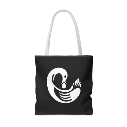 Sankofa & Yin Yang Heartware Symbols Tote Bag