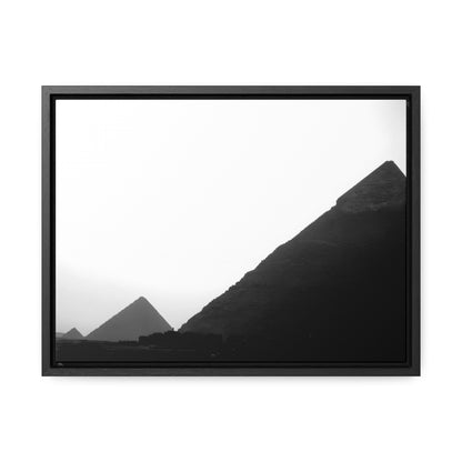 Timeless Echoes - Framed Canvas Photography b&w