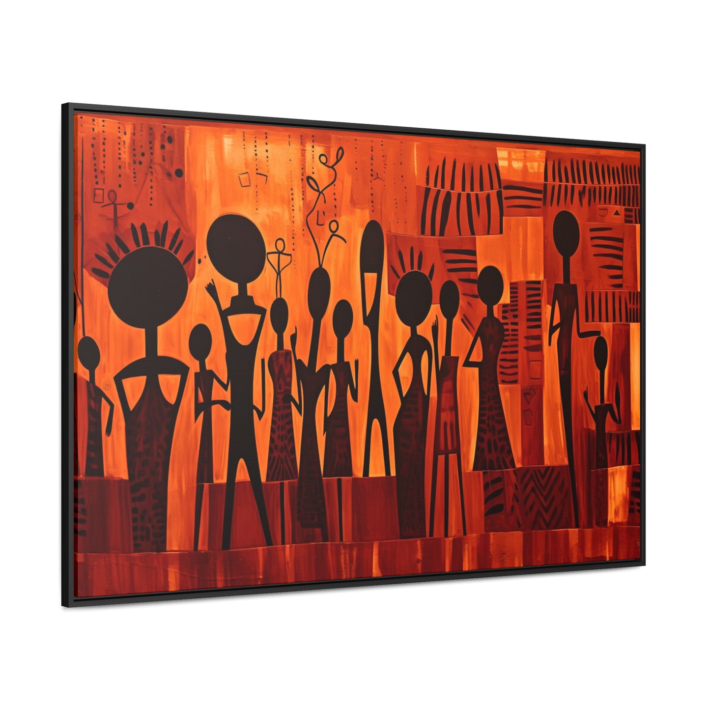 Harmony Unveiled - Framed Canvas Wall Art