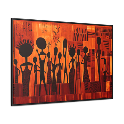 Harmony Unveiled - Framed Canvas Wall Art