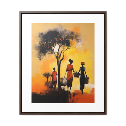 Baskets of Bond and Grace - Framed Canvas Wall Art