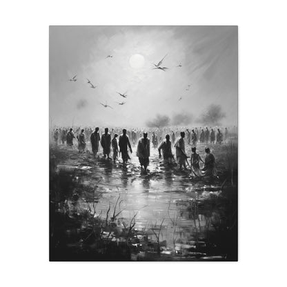 Exodus - Canvas b&w Wall Art