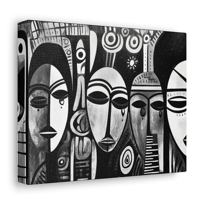Journeys Anew - Canvas b&w Wall Art