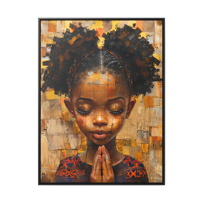 Whispers of Hope - Framed Canvas Wall Art