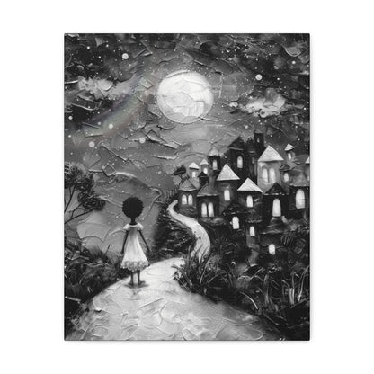 Path to Abundance I - Canvas b&w Wall Art