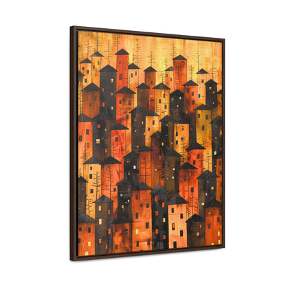 City of Inner Heights - Framed Canvas Wall Art