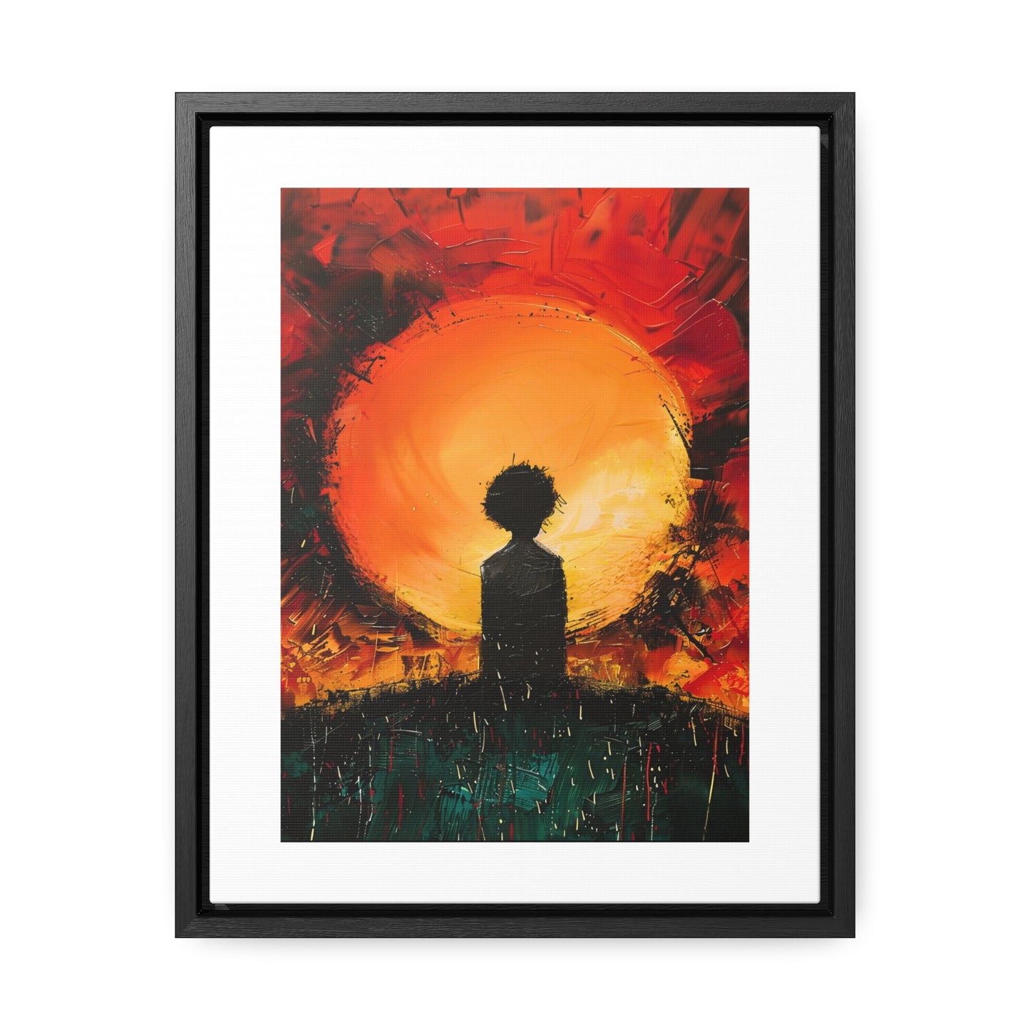 A Dawn of Promise - Framed Canvas Wall Art