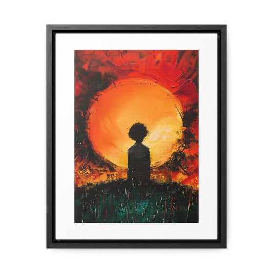 A Dawn of Promise - Framed Canvas Wall Art