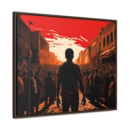 ሳይደፈርስ አይጠራም - Framed Canvas Wall Art