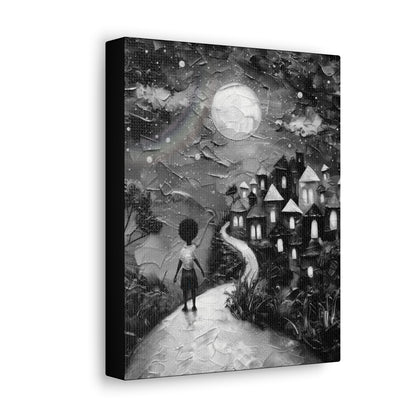 Path to Abundance II - Canvas b&w Wall Art