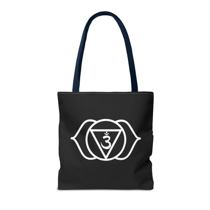 Throat & Third Eye Chakras Heartware Symbols Tote Bag