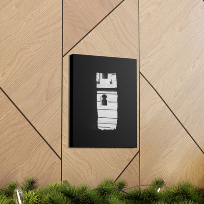 Sacred Portal - Canvas Photography b&w