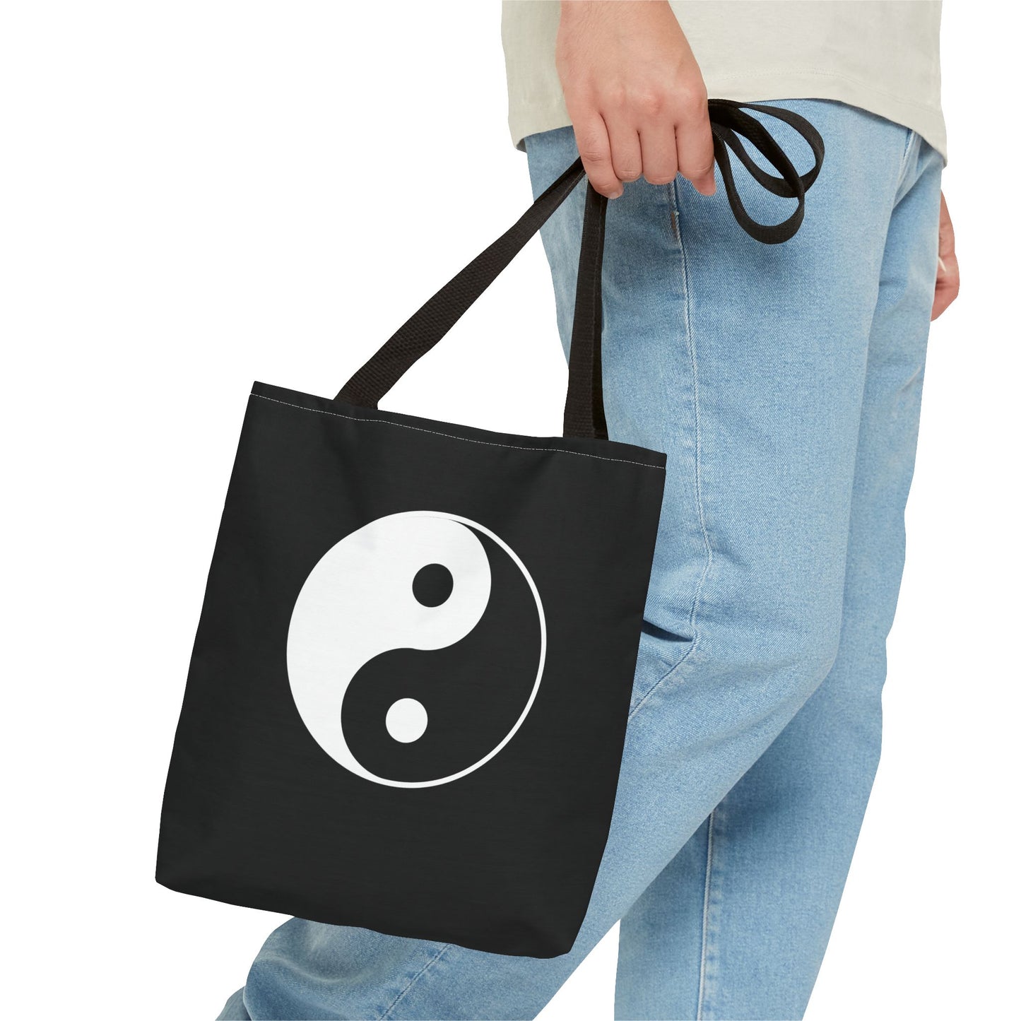 Sankofa & Yin Yang Heartware Symbols Tote Bag