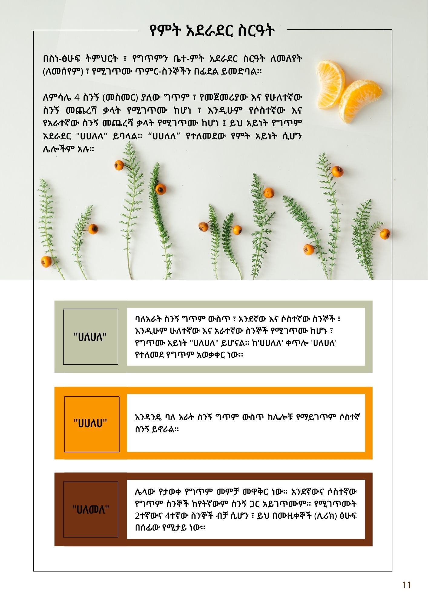 Main features of poetry writing