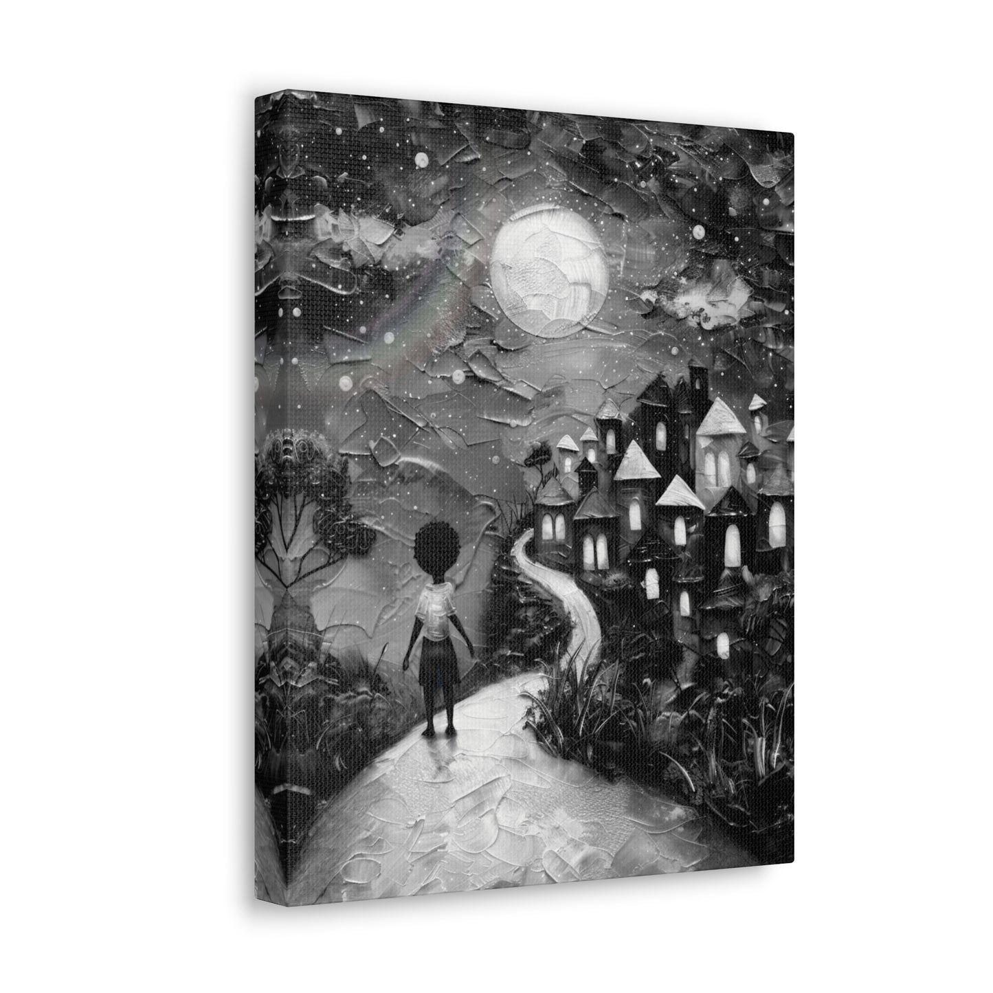 Path to Abundance II - Canvas b&w Wall Art