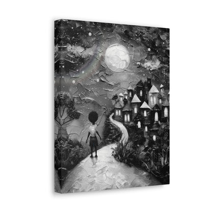 Path to Abundance II - Canvas b&w Wall Art