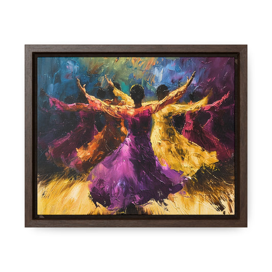 Hearts Wide and Lifted - Framed Canvas Wall Art