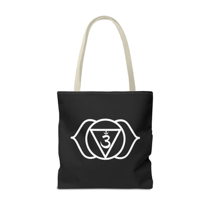 Throat & Third Eye Chakras Heartware Symbols Tote Bag