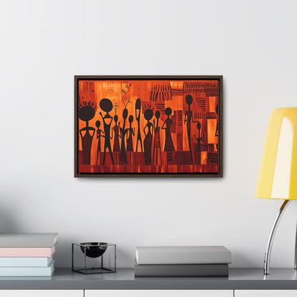 Harmony Unveiled - Framed Canvas Wall Art