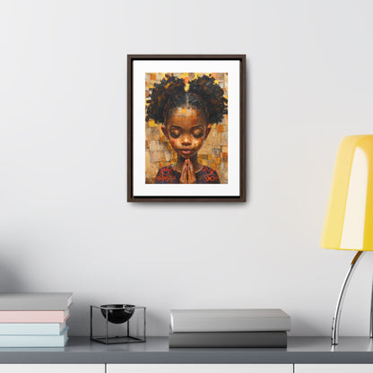 Whispers of Hope - Framed Canvas Wall Art