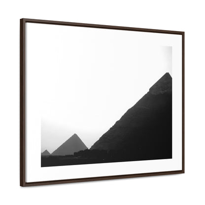 Timeless Echoes - Framed Canvas Photography b&w