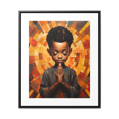 Radiance of Grace - Framed Canvas Wall Art