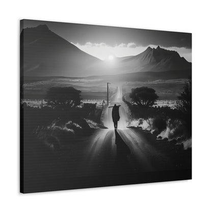 Not without purpose - Canvas b&w Wall Art