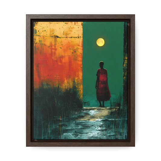 Turned the Corner - Framed Canvas Wall Art