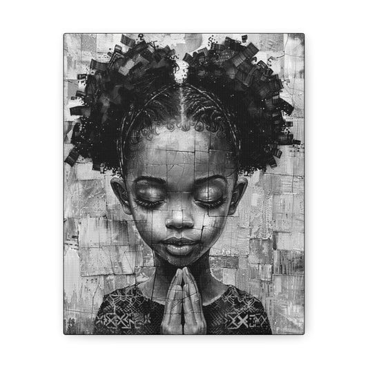 Whispers of Hope - Canvas b&w Wall Art