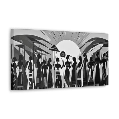 Bereket - Canvas b&w Wall Art
