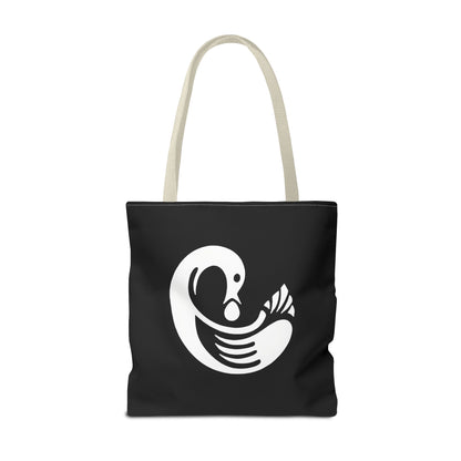 Sankofa & Yin Yang Heartware Symbols Tote Bag