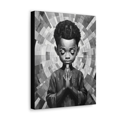 Radiance of Grace - Canvas b&w Wall Art