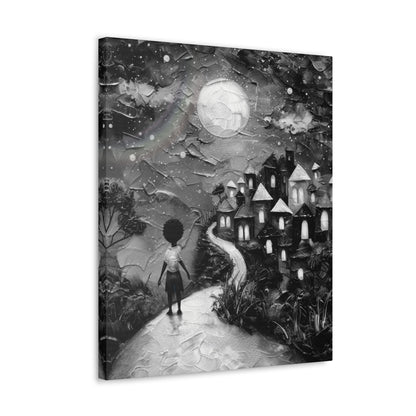 Path to Abundance II - Canvas b&w Wall Art