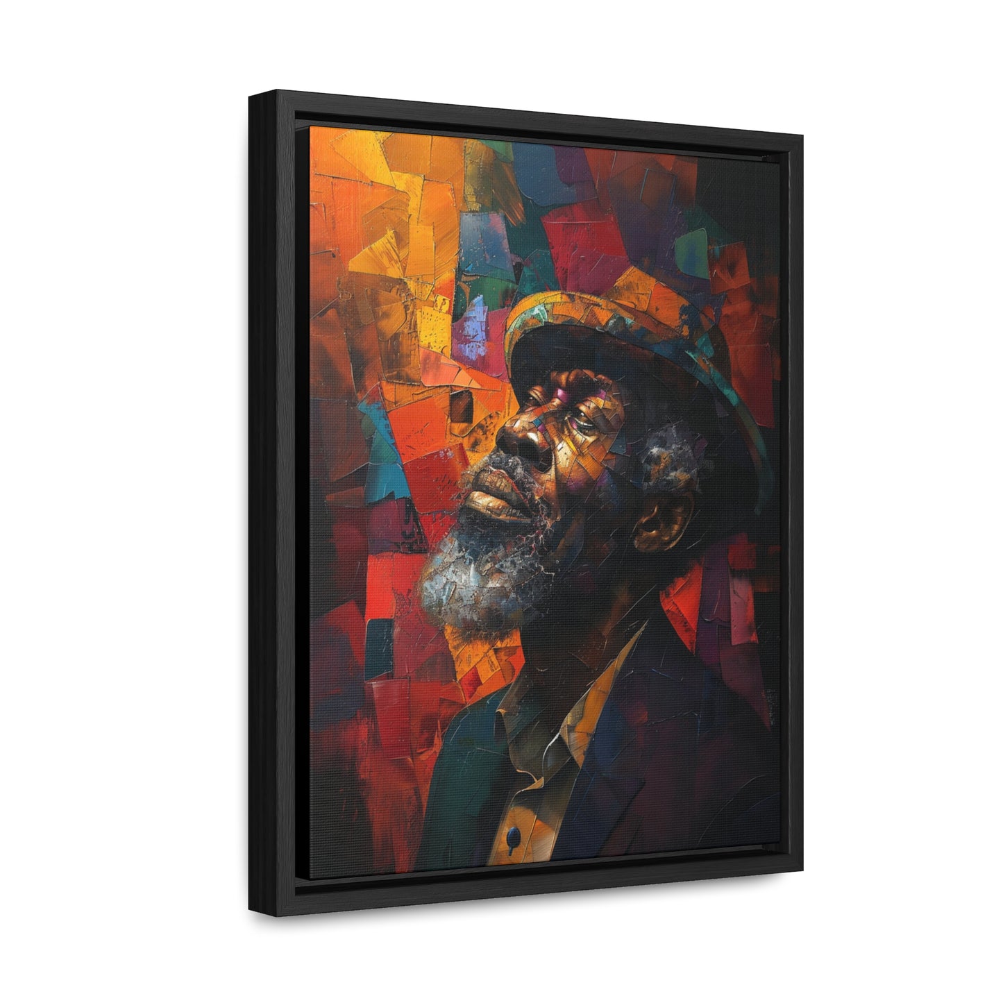 Gratitude's Whisper ተመስገን አምላኬ - Framed Canvas Wall Art