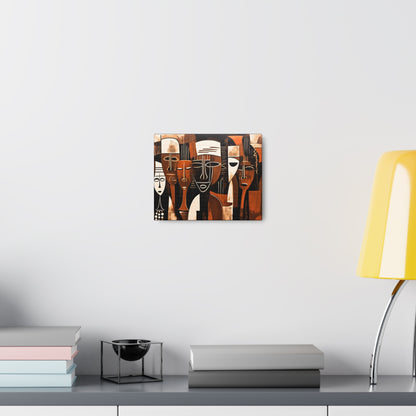 Ancestral Legacy on Ethnic Guise - Canvas Wall Art