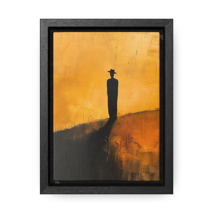 Alone, not Lonely - Framed Canvas Wall Art