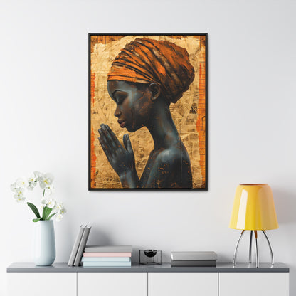 Whispers of Hope II - Framed Canvas Wall Art