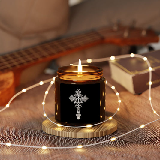 Ethiopian Cross Scented Candle