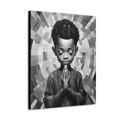 Radiance of Grace - Canvas b&w Wall Art