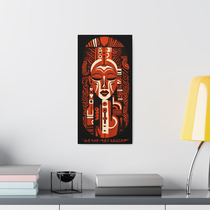 Shut Eyes Heart Wide I - "ልብ ካላየ ዓይን አይፈርድም" Canvas Wall Art