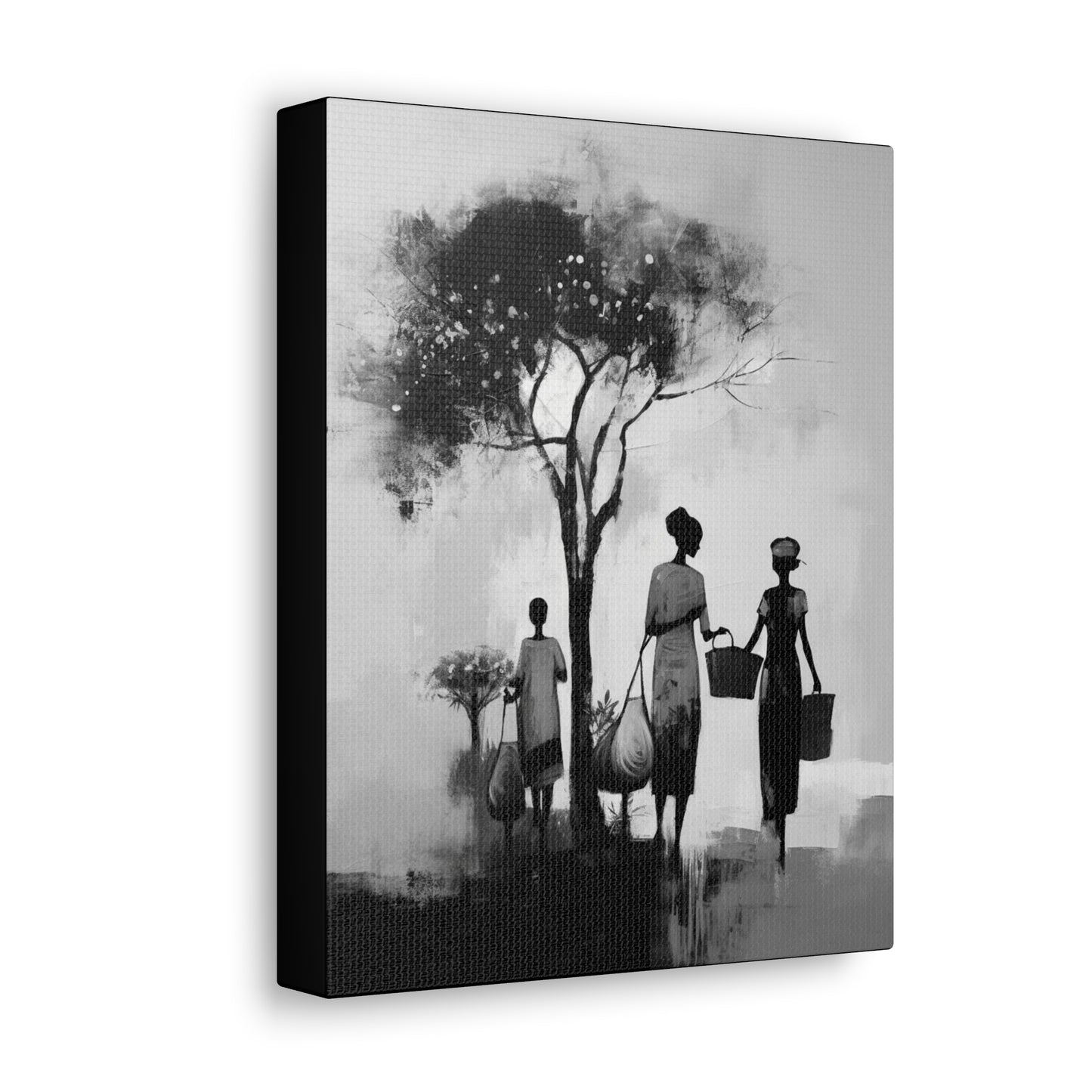 Baskets of Bond and Grace - Canvas b&w Wall Art