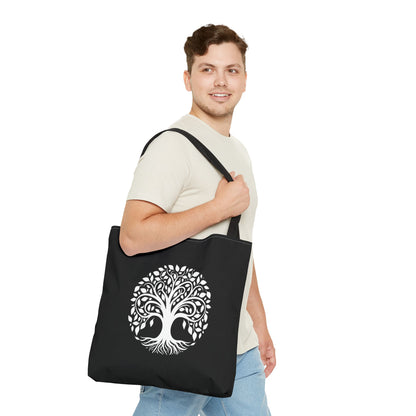 Tree of Life & Mandala Heartware Symbols Tote Bag